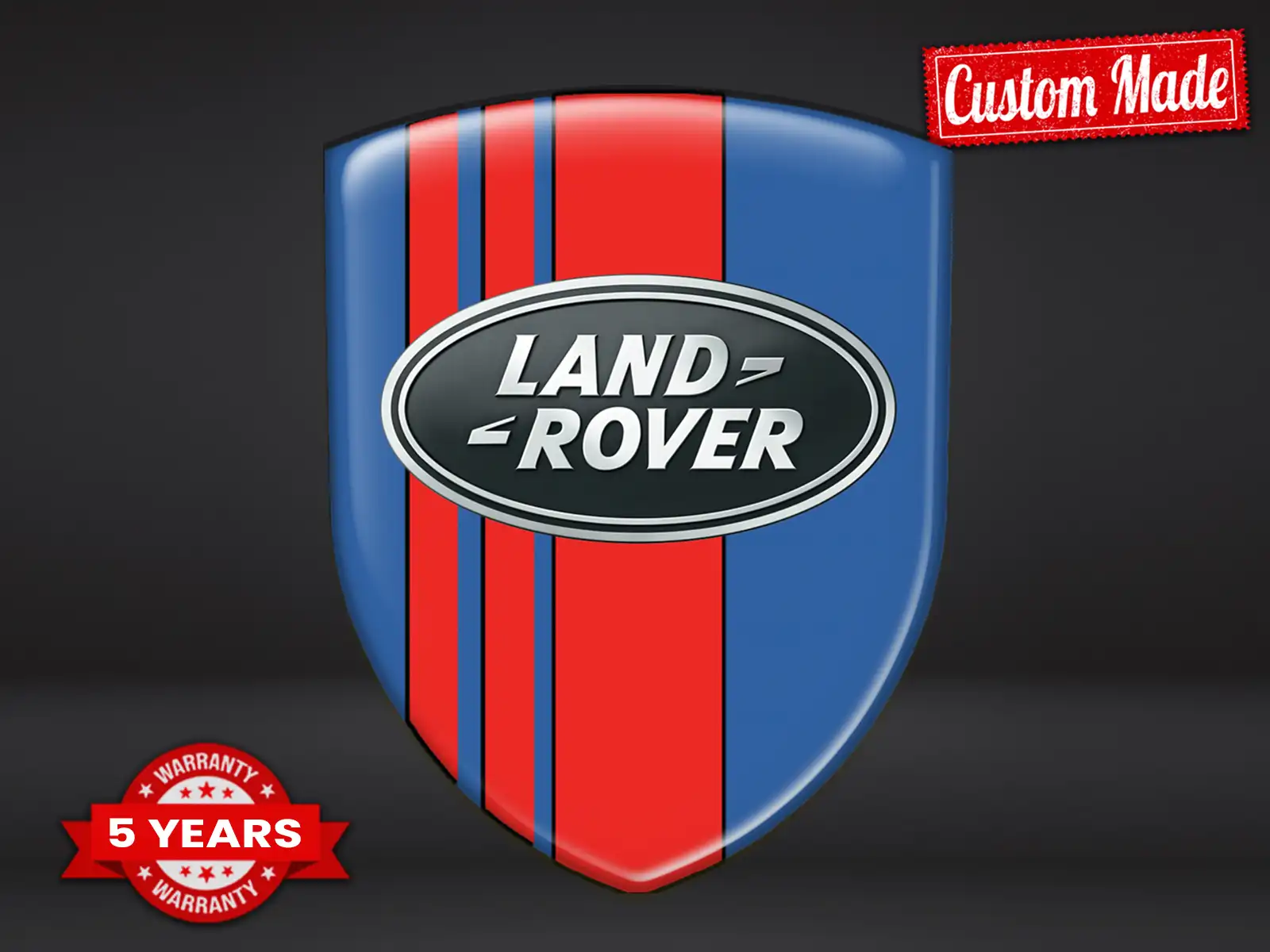 Land Rover Autoaufkleber Sportlich Luxus Minimalistisch